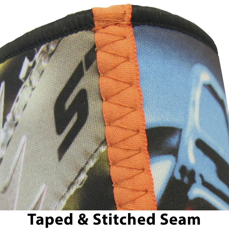 Taped & Stitched Seam Taped & Stitched Seam