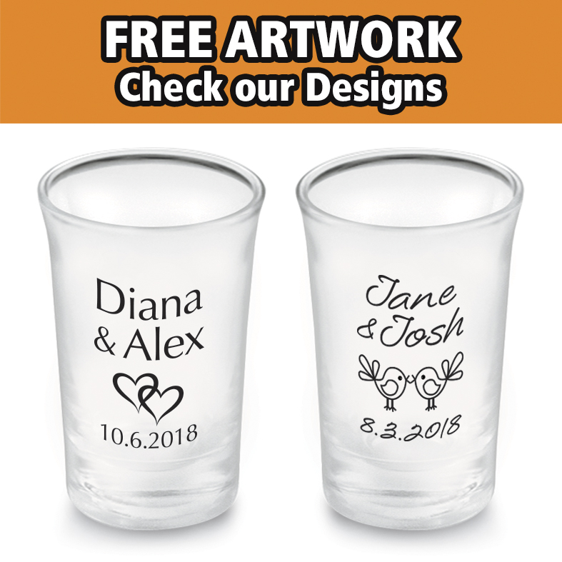Wedding Shot Glasses